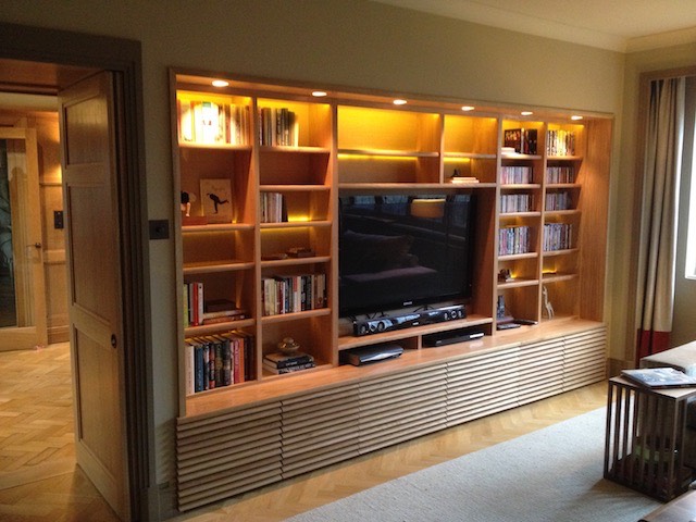 Audio visual unit with lighting